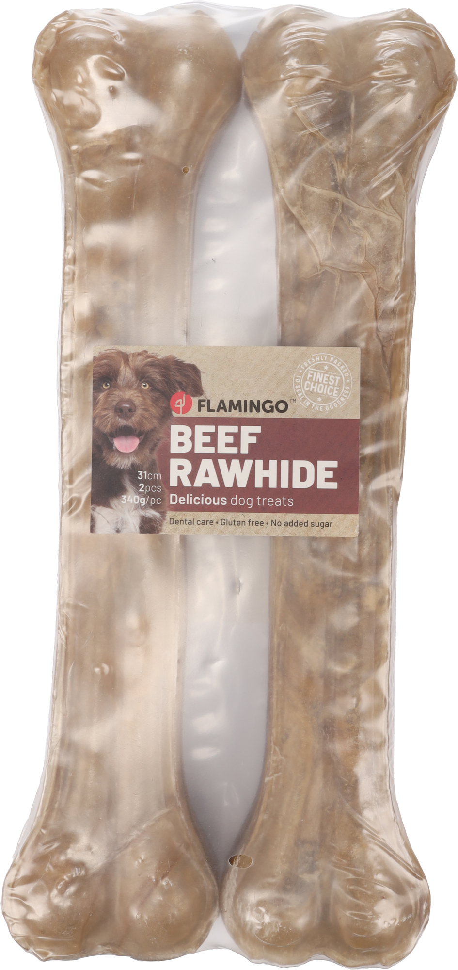 Flamingo Snacks R'Hide Bone  31cm 340gr / 2 pcs 680gr