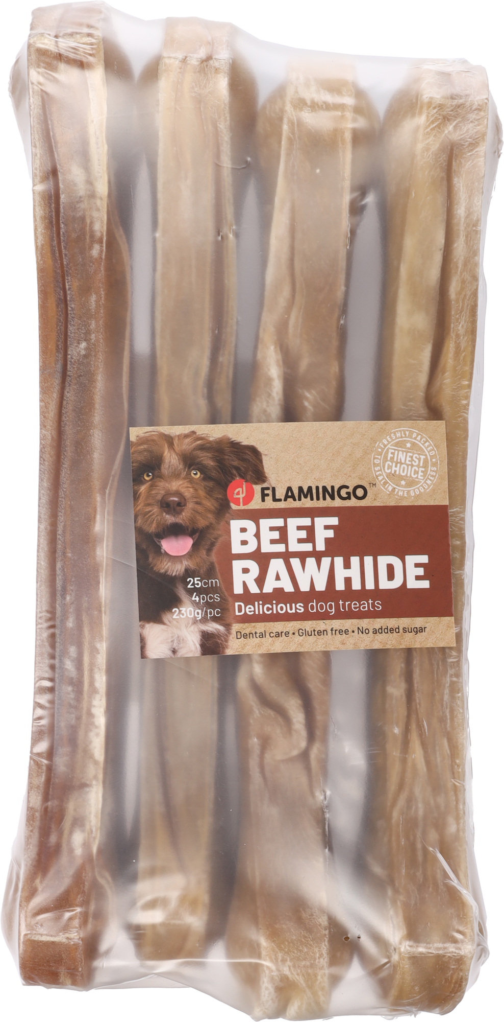 Flamingo Snacks R'Hide Bone  25cm 230gr / 4 pcs 920gr