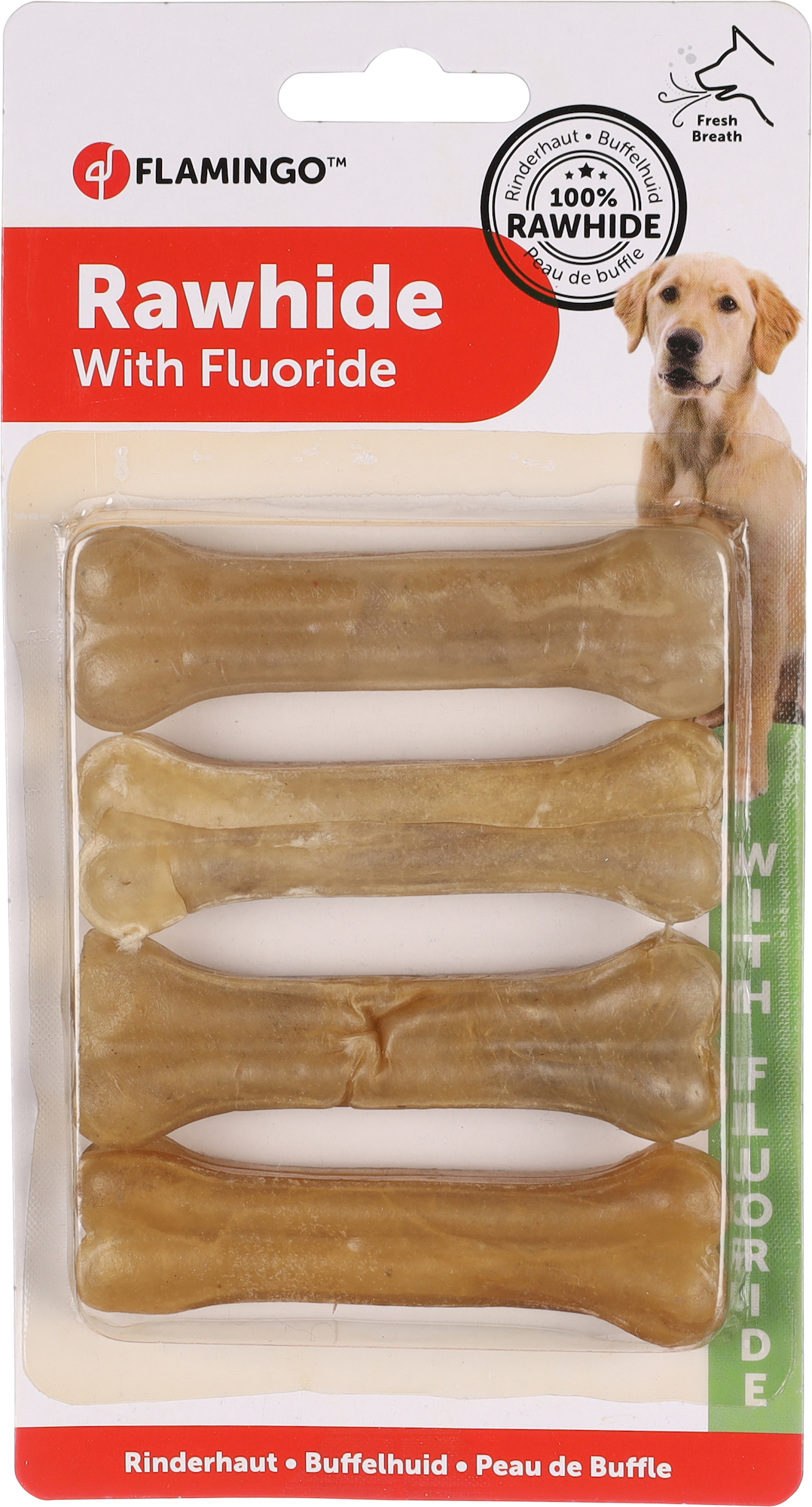 Flamingo Snacks R'Hide Dental Bone  9cm 20gr / 4 pcs 80gr