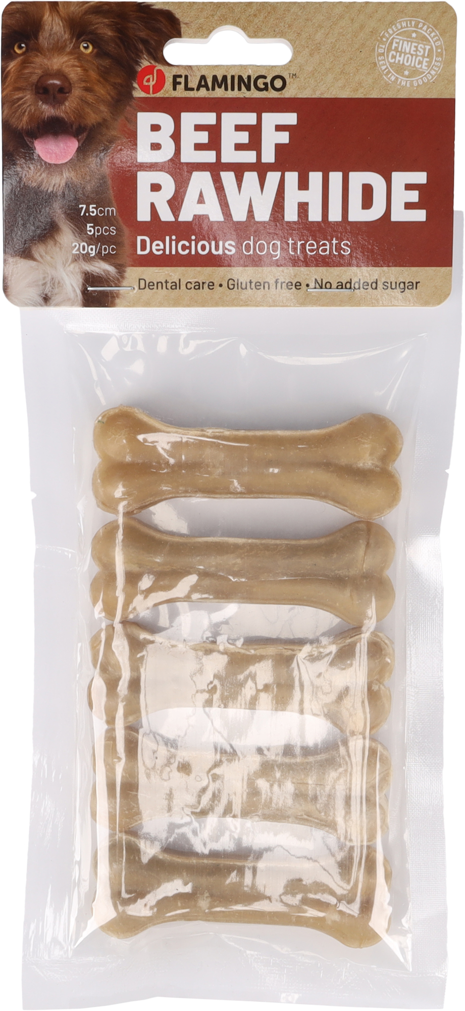 Flamingo Snacks R'Hide Premium Bone  7,5cm 20gr / 5 pcs 100gr