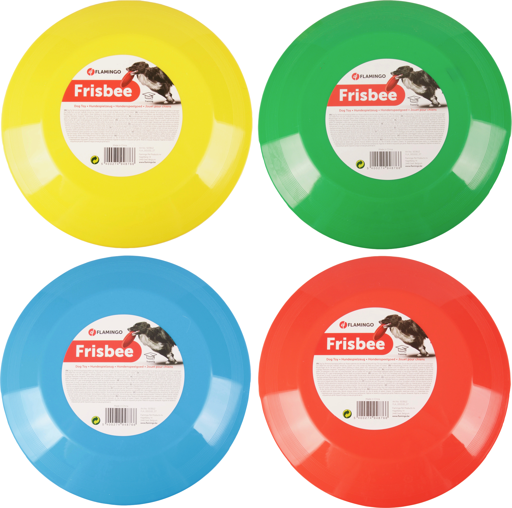 Flamingo Toy Todd Frisbee Multiple colours