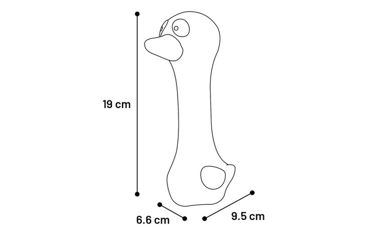 Flamingo Jouet Shaun Poule & Canard & Chat Plusieurs couleurs