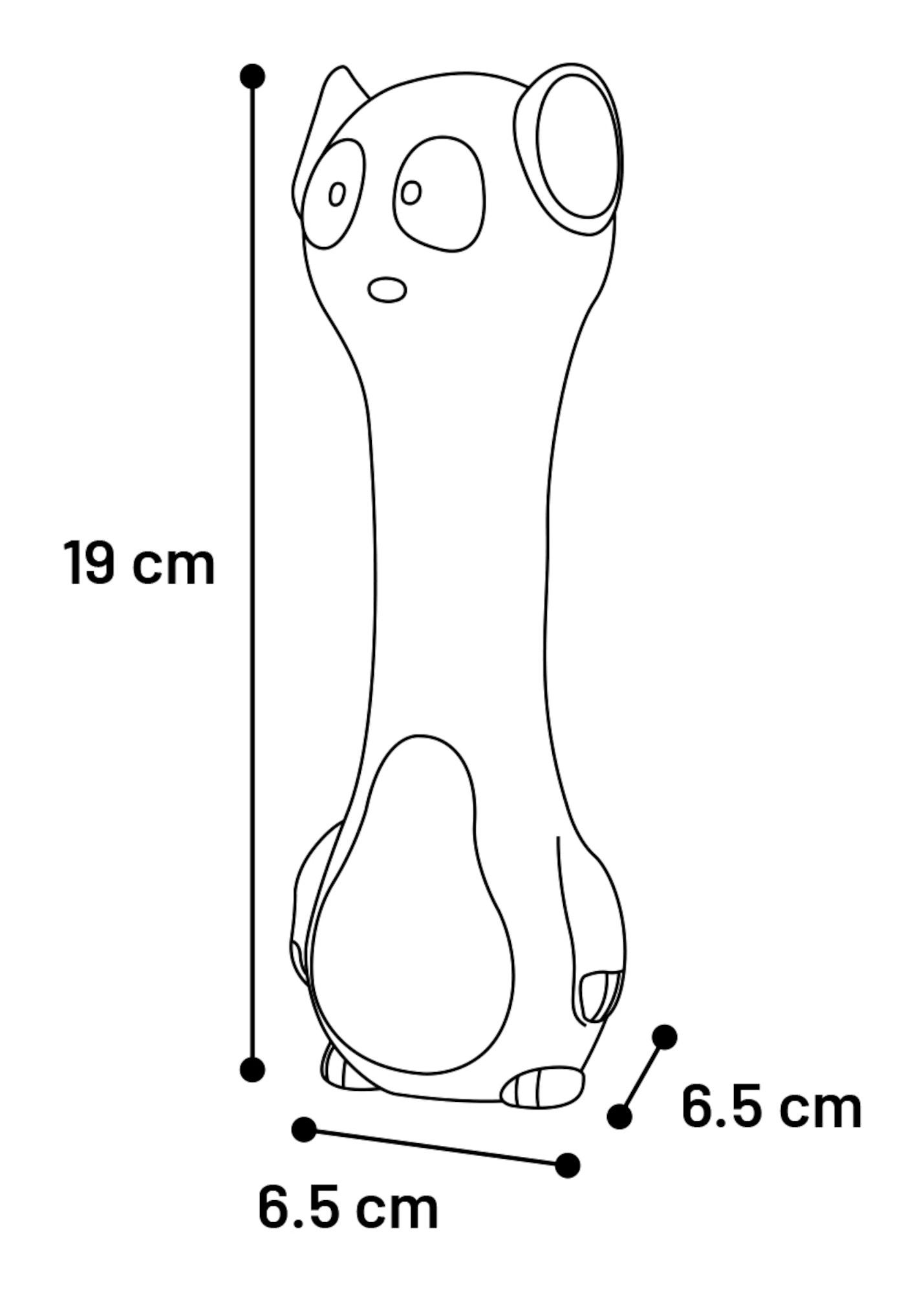 Flamingo Jouet Shaun Poule & Canard & Chat Plusieurs couleurs