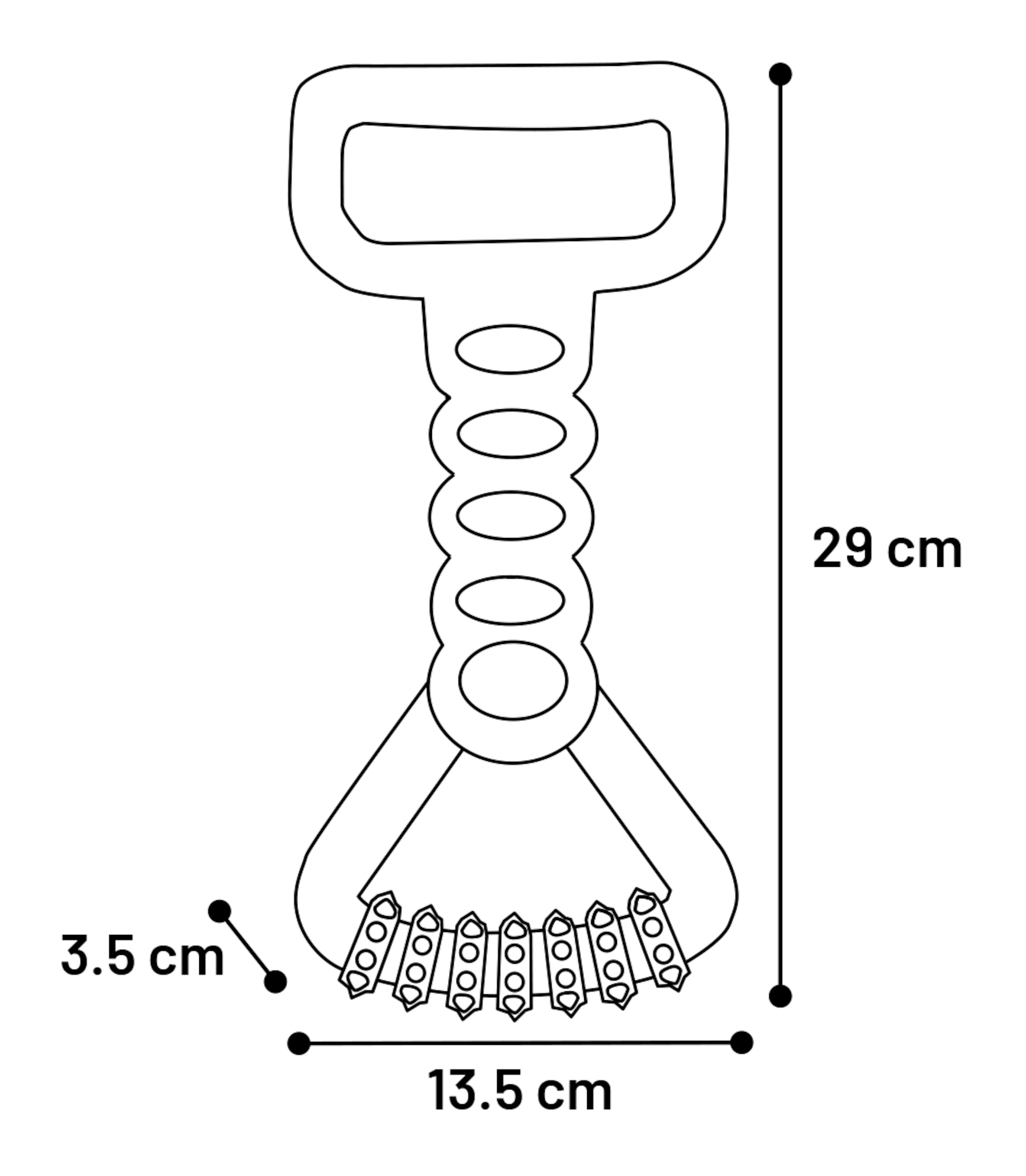 Flamingo Speelgoed Gladiator Trektuig Zwart