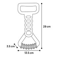 Flamingo Speelgoed Gladiator Trektuig Zwart