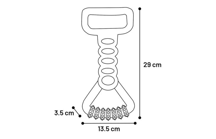 Flamingo Speelgoed Gladiator Trektuig Zwart