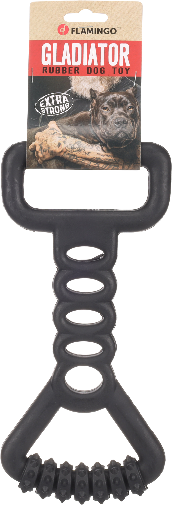 Flamingo Speelgoed Gladiator Trektuig Zwart