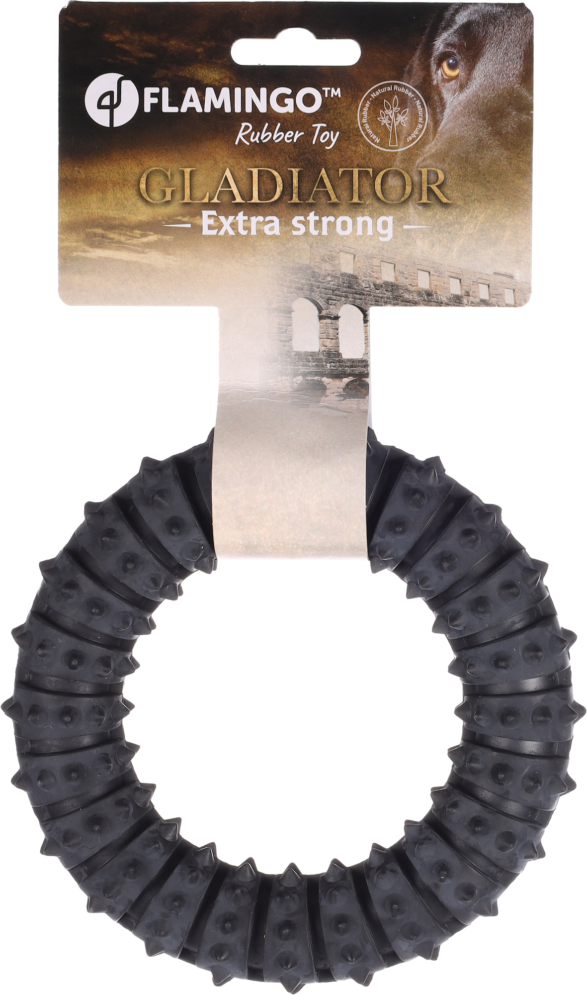 Flamingo Speelgoed Gladiator Ring Zwart