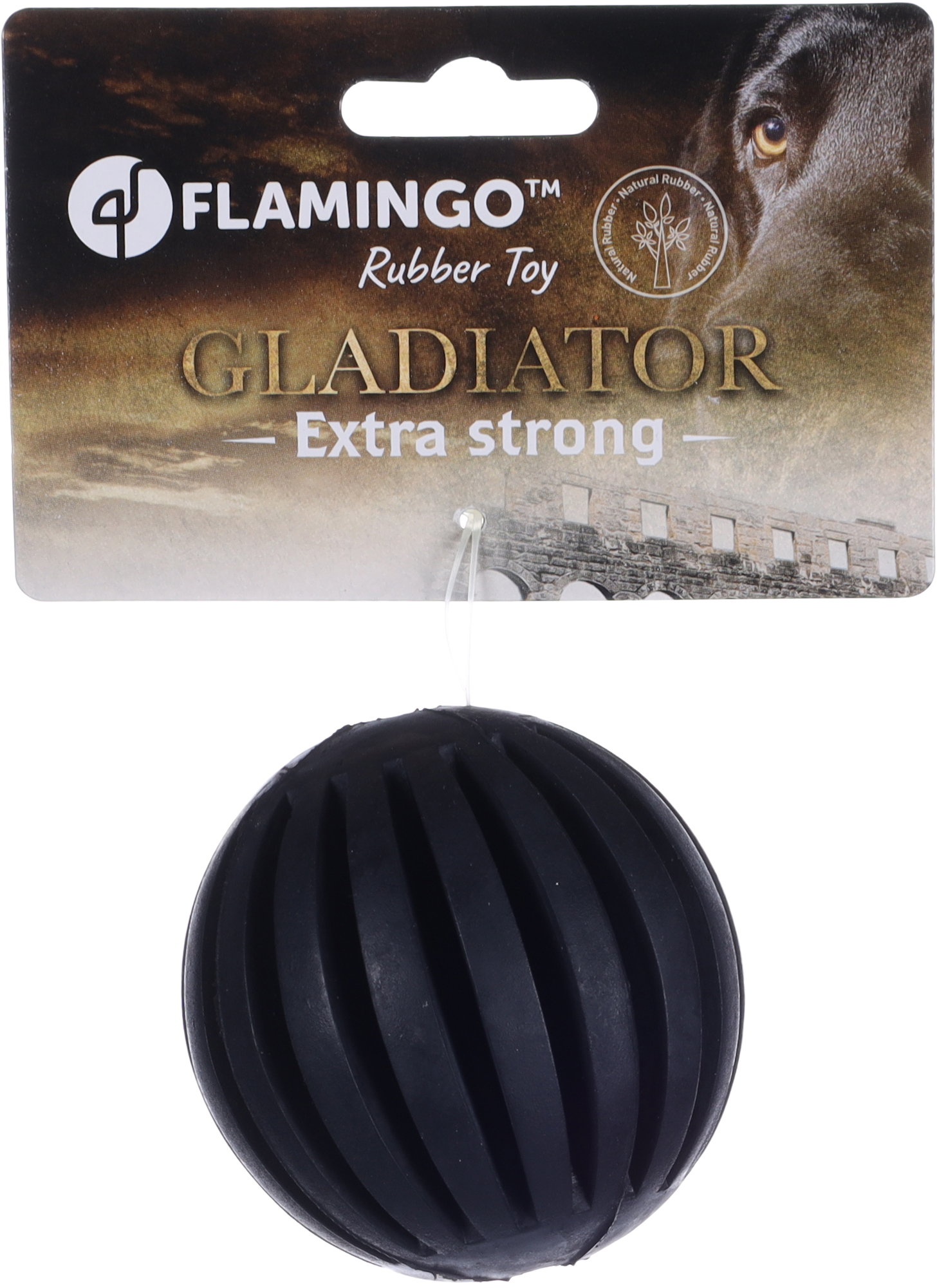 Flamingo Speelgoed Gladiator Bal Zwart