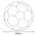 Speelgoed Novu Voetbal Wit & Zwart