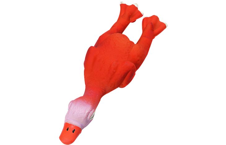 Flamingo Toy Puck Pig & Duck & Chicken Orange