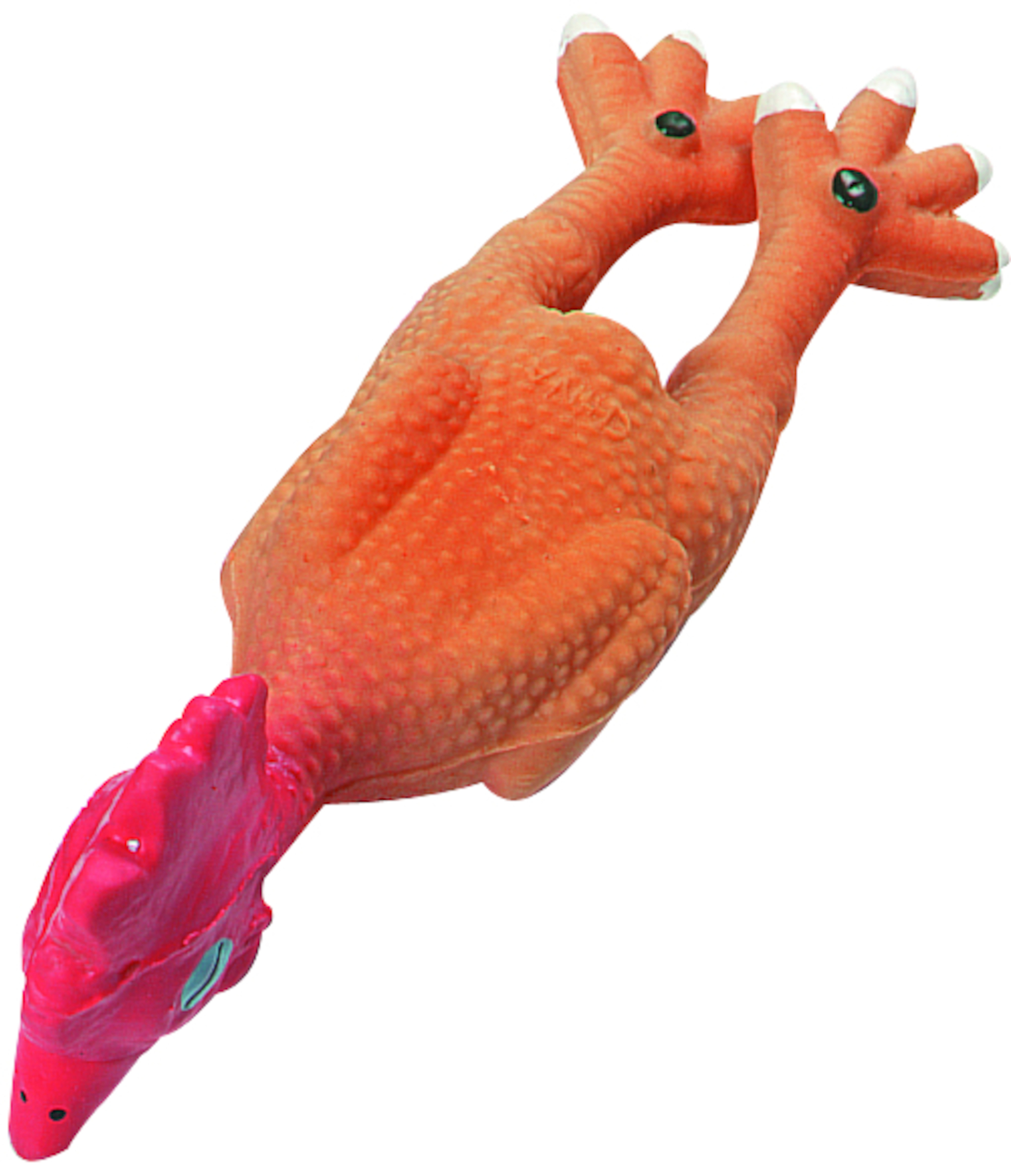 Toy Puck Pig & Duck & Chicken Orange | 503885 | Flamingo Pet Products