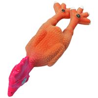 Flamingo Toy Puck Pig & Duck & Chicken Orange