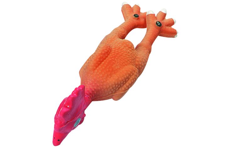Flamingo Toy Puck Pig & Duck & Chicken Orange