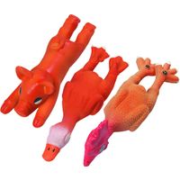 Flamingo Toy Puck Pig & Duck & Chicken Orange