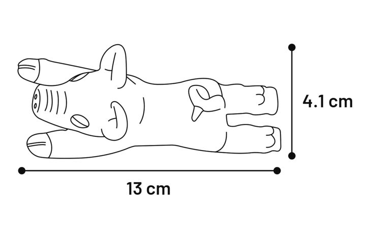 Flamingo Toy Puck Pig & Duck & Chicken Orange