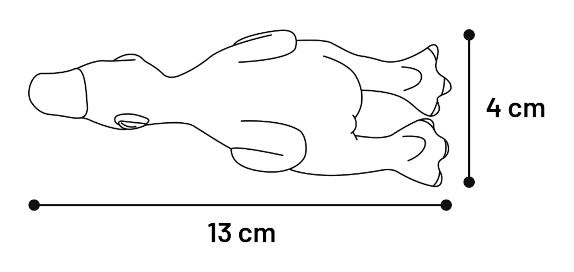 Flamingo Toy Puck Pig & Duck & Chicken Orange