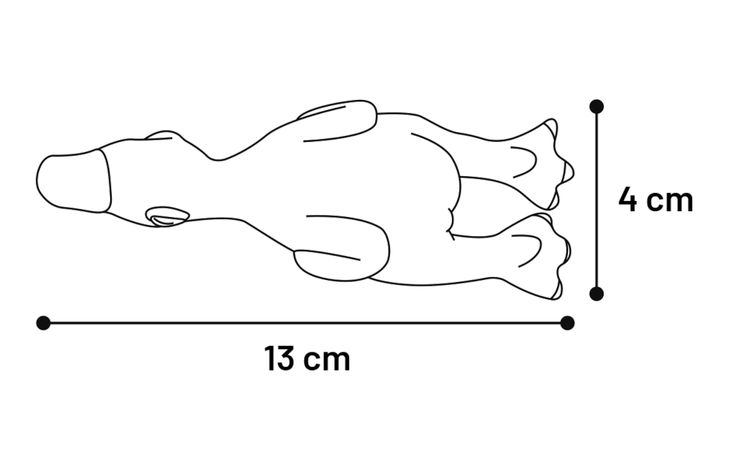 Flamingo Toy Puck Pig & Duck & Chicken Orange