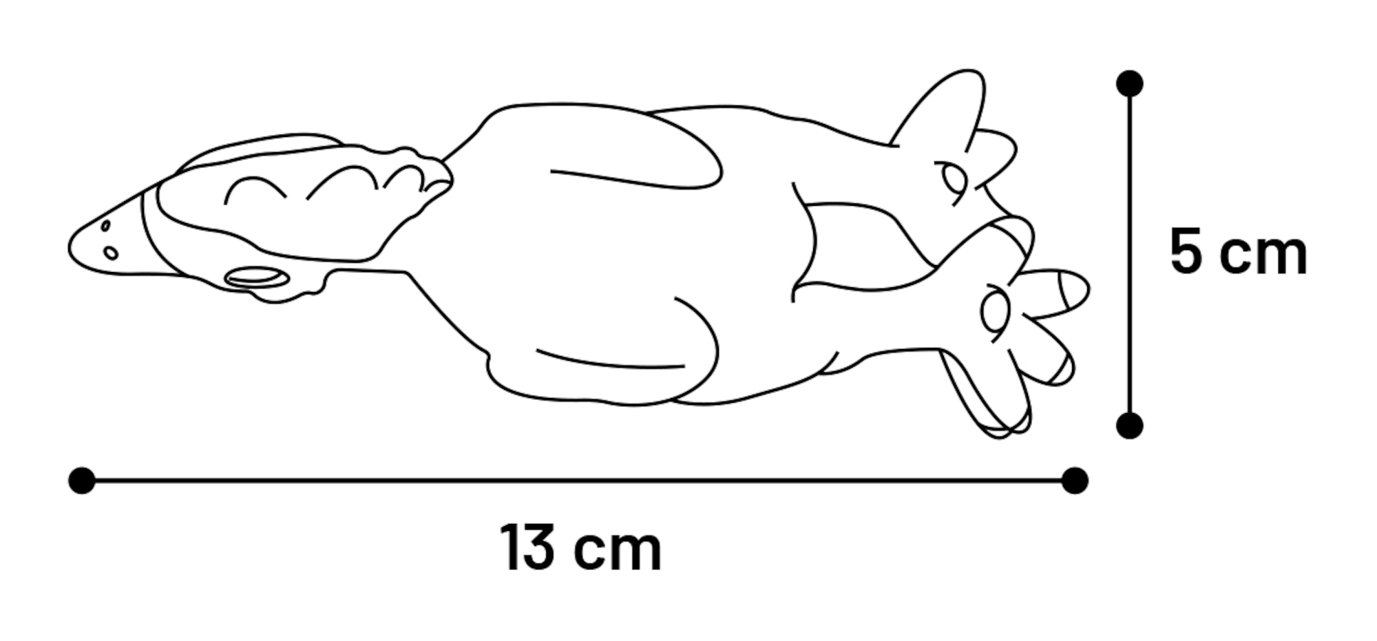 Flamingo Toy Puck Pig & Duck & Chicken Orange