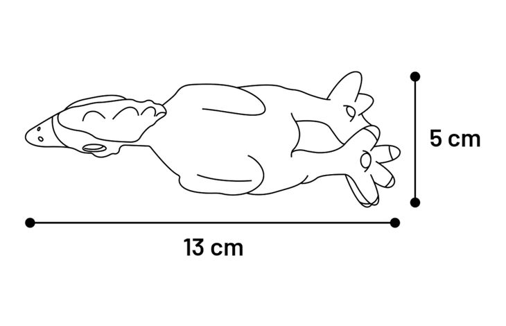 Flamingo Toy Puck Pig & Duck & Chicken Orange