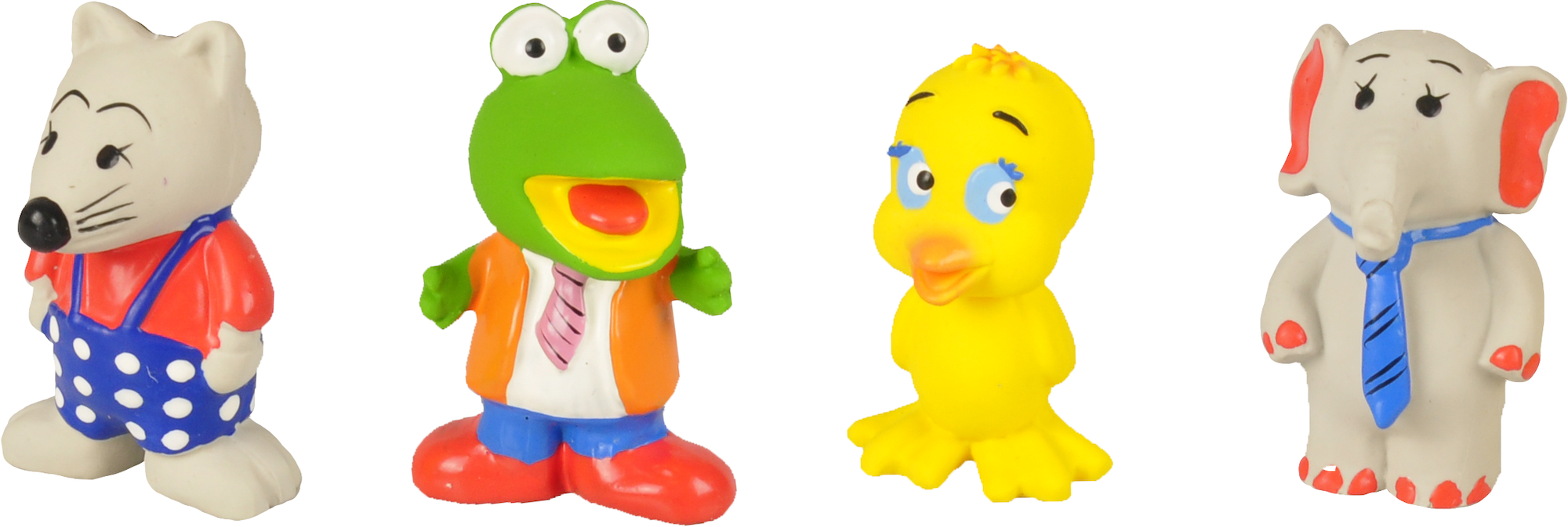 Flamingo Speelgoed Funimals Muis & Krokodil & Eend & Olifant Meerdere kleuren