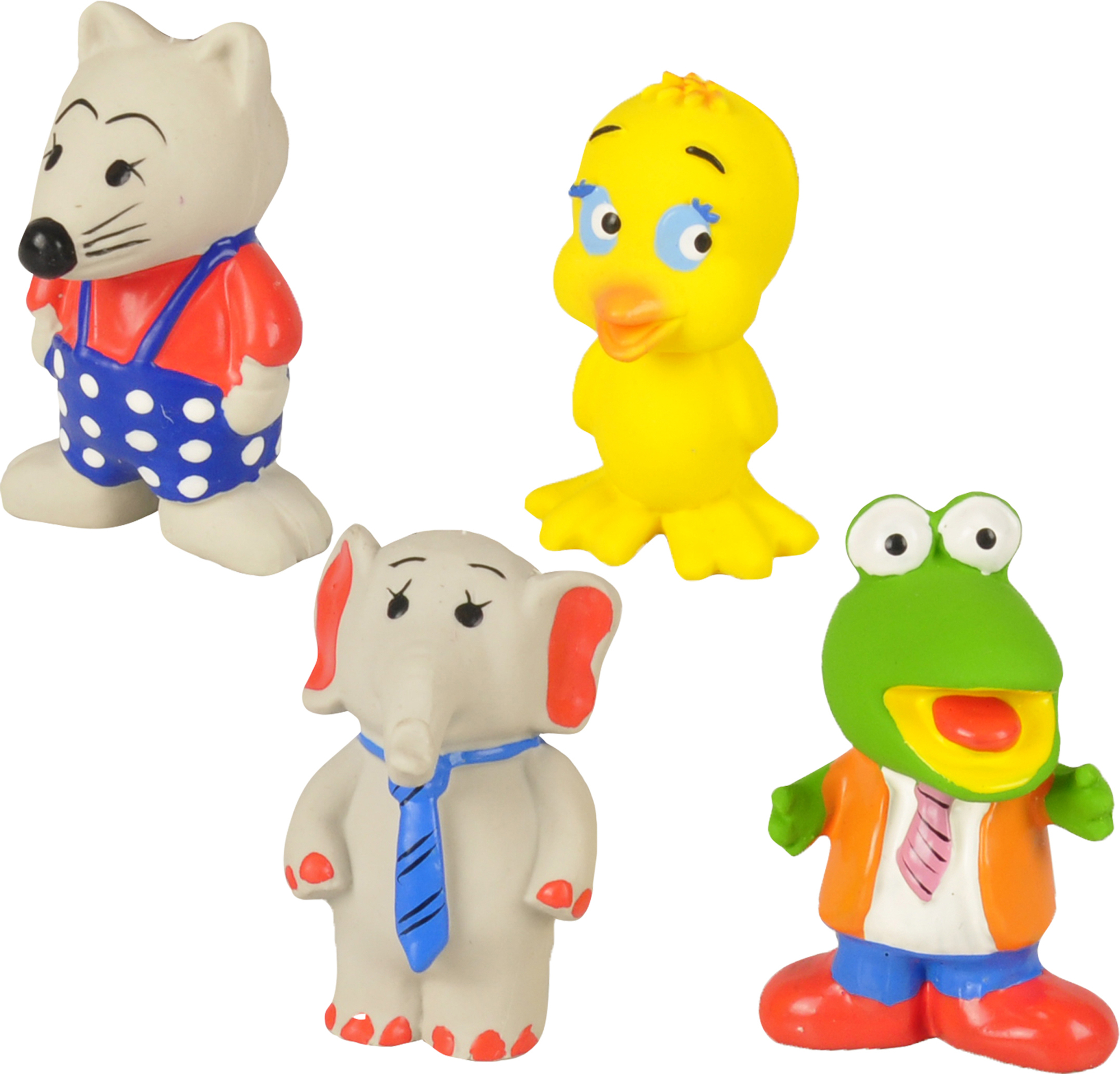 Flamingo Speelgoed Funimals Muis & Krokodil & Eend & Olifant Meerdere kleuren