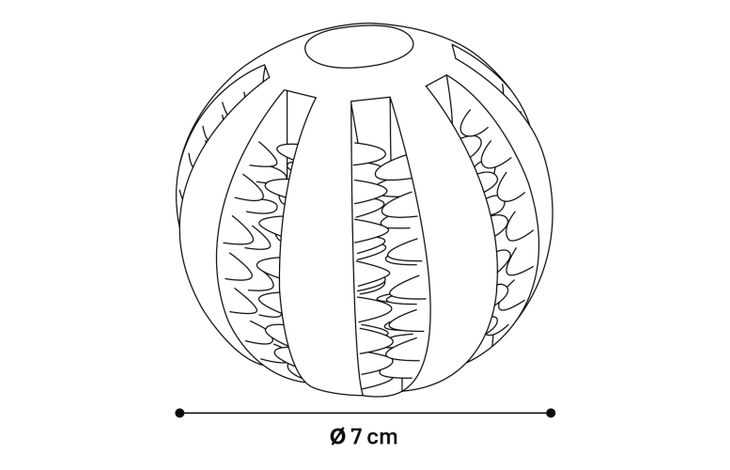Flamingo Speelgoed Downu Bal met muntsmaak