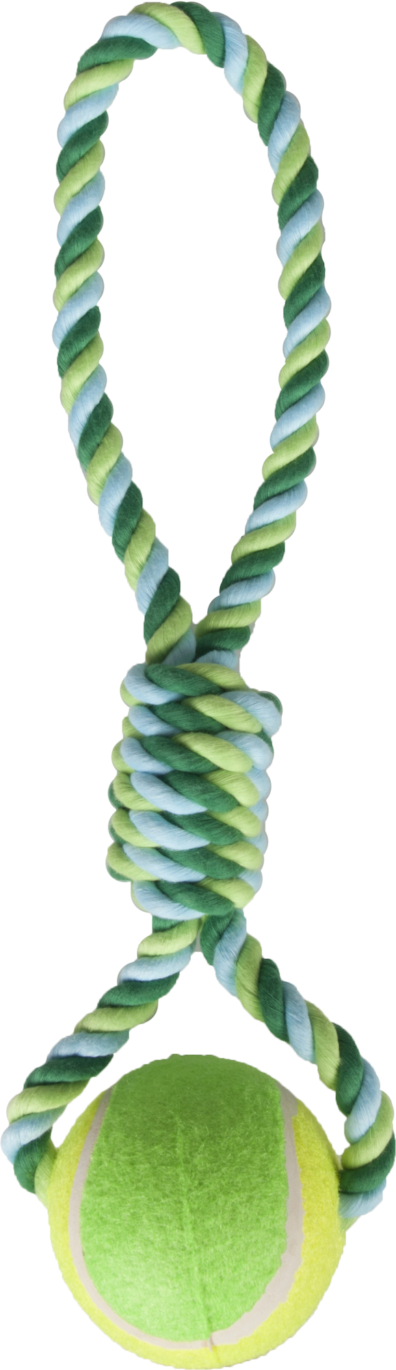 Flamingo Jouet Charlie Corde à tirer & Balle de tennis Twist Vert