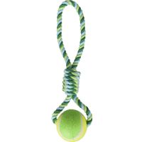 Flamingo Jouet Charlie Corde à tirer & Balle de tennis Twist Vert