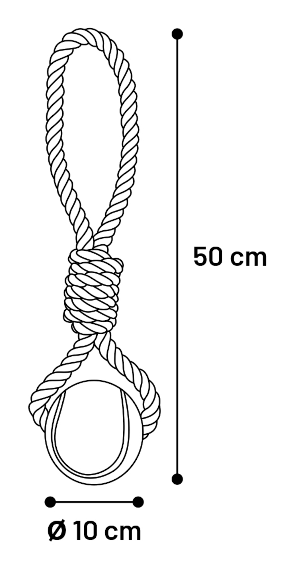 Flamingo Jouet Charlie Corde à tirer & Balle de tennis Twist Vert