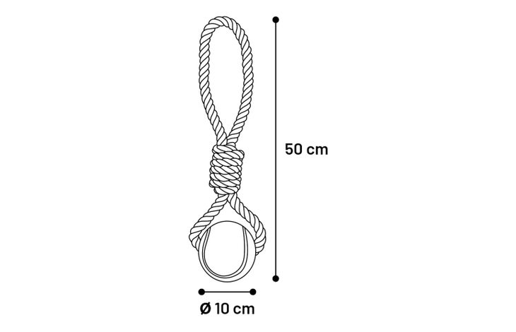 Flamingo Jouet Charlie Corde à tirer & Balle de tennis Twist Vert