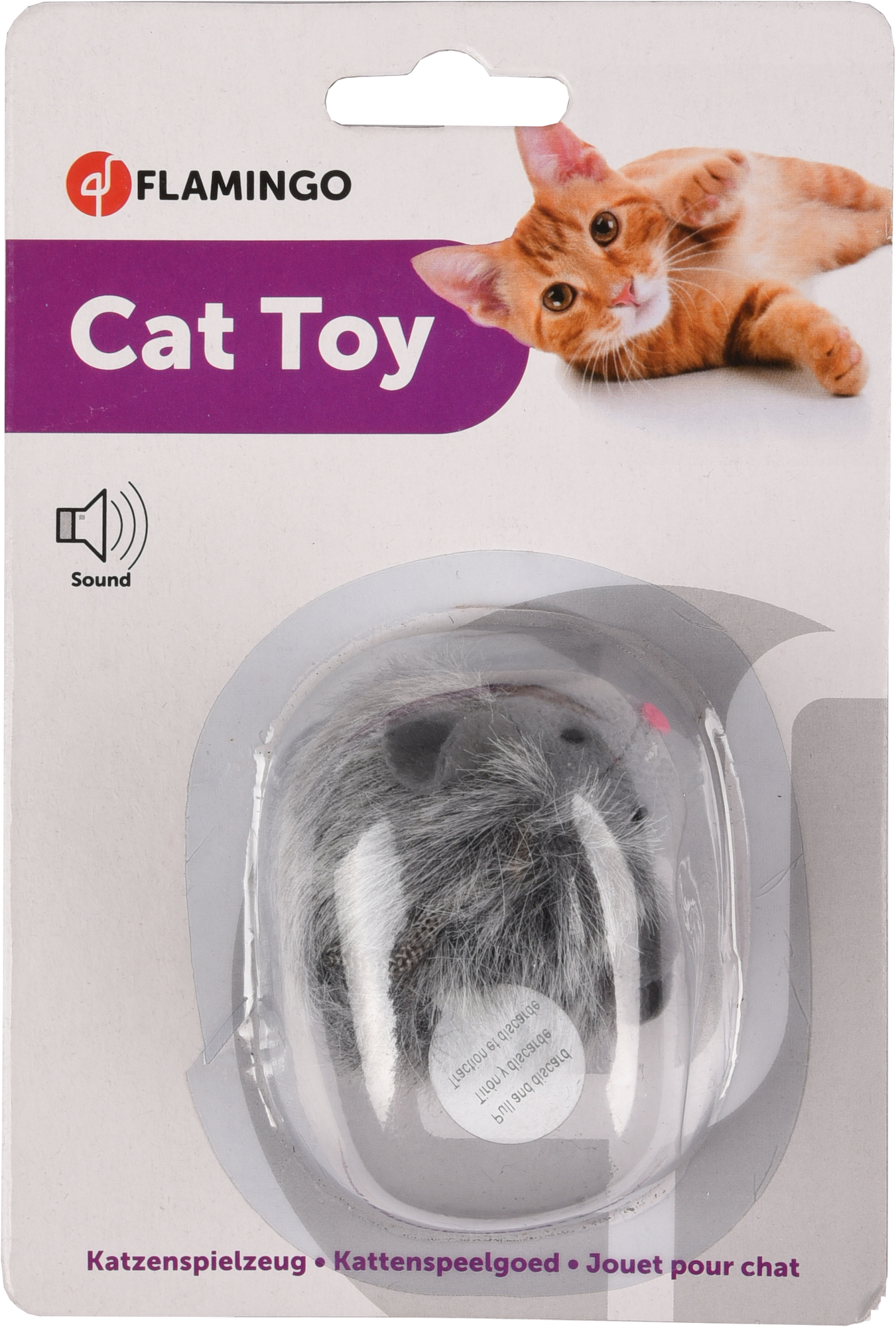 Flamingo Toy Gizmu Mouse Dark grey