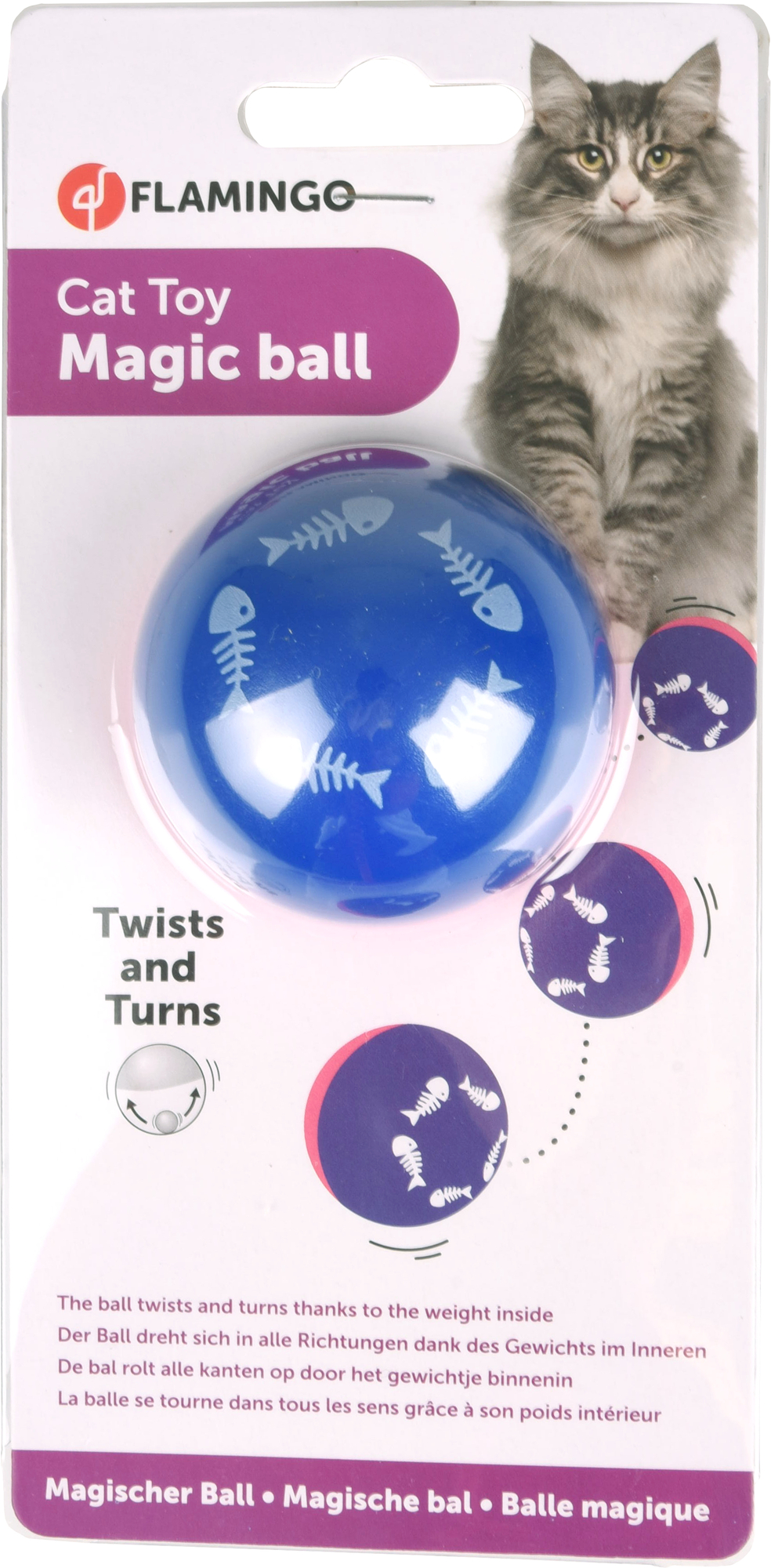 Flamingo Jouet Jackson Balle Bleu & Rose