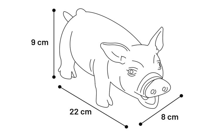 Flamingo Jouet Wolva Cochon Pourpre