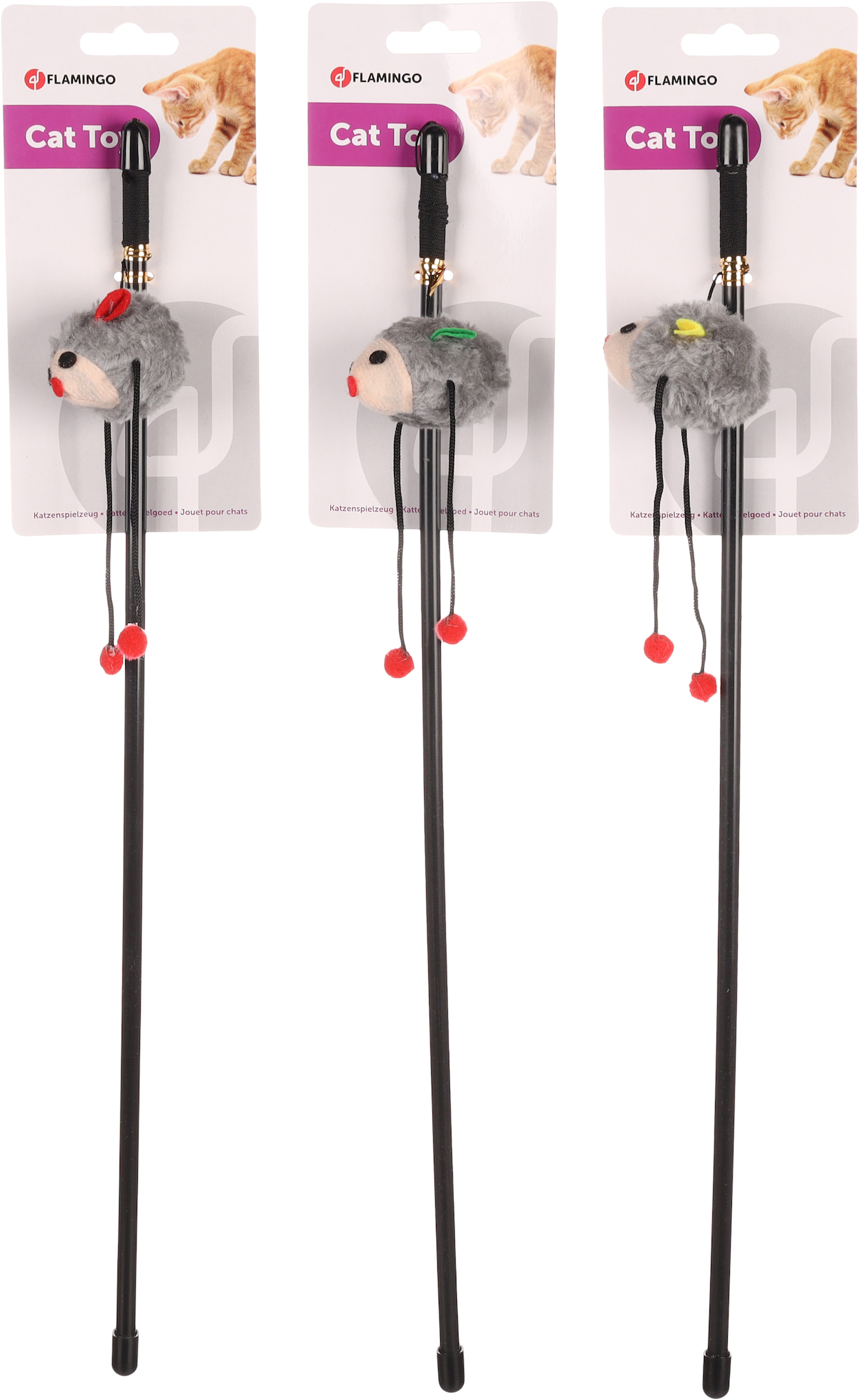 Flamingo Toy Mishka Dangler Mouse Multiple colours