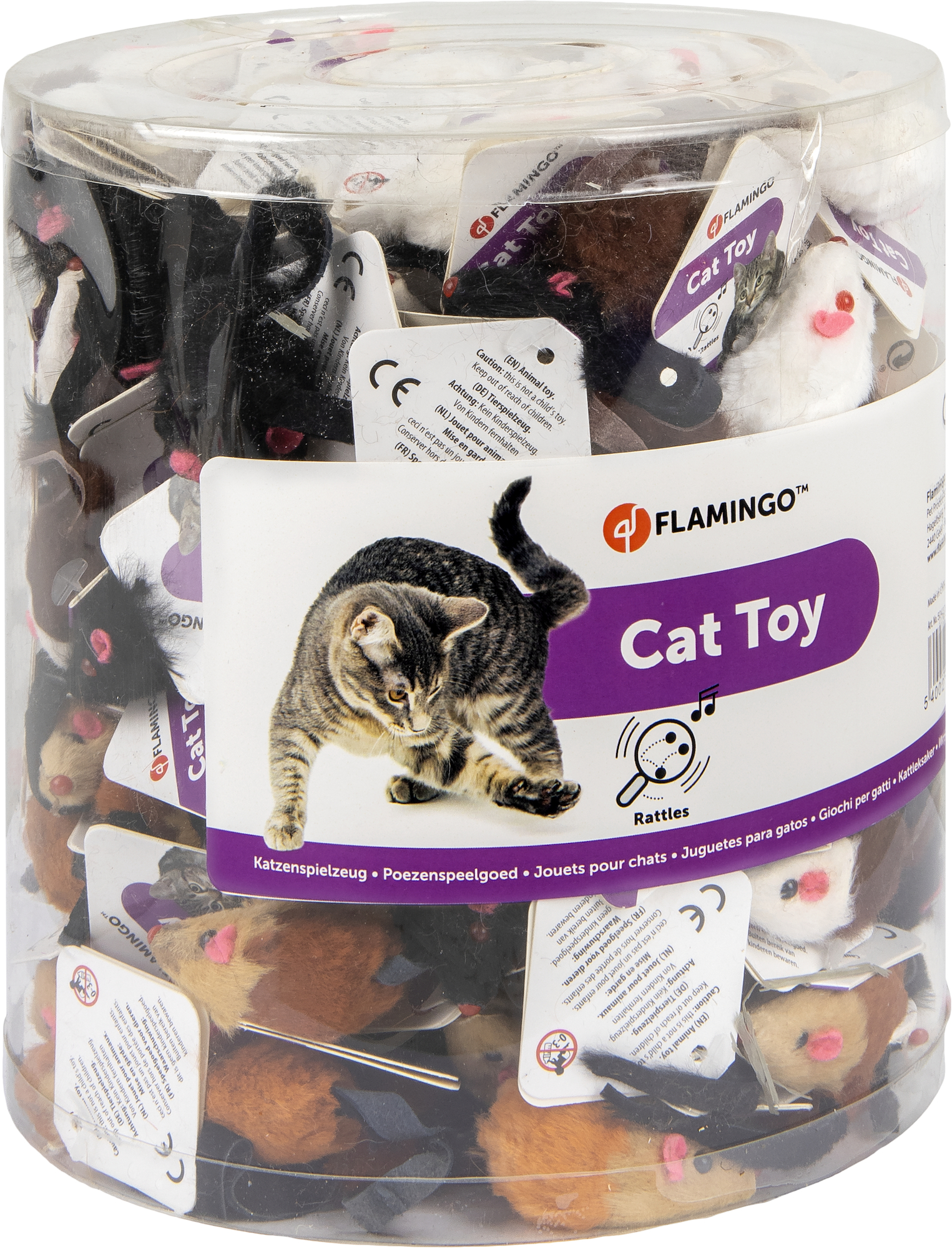 Flamingo Speelgoed Lorry Muis Meerdere kleuren