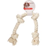 Flamingo Speelgoed Jack Touw met 4 knopen Wit