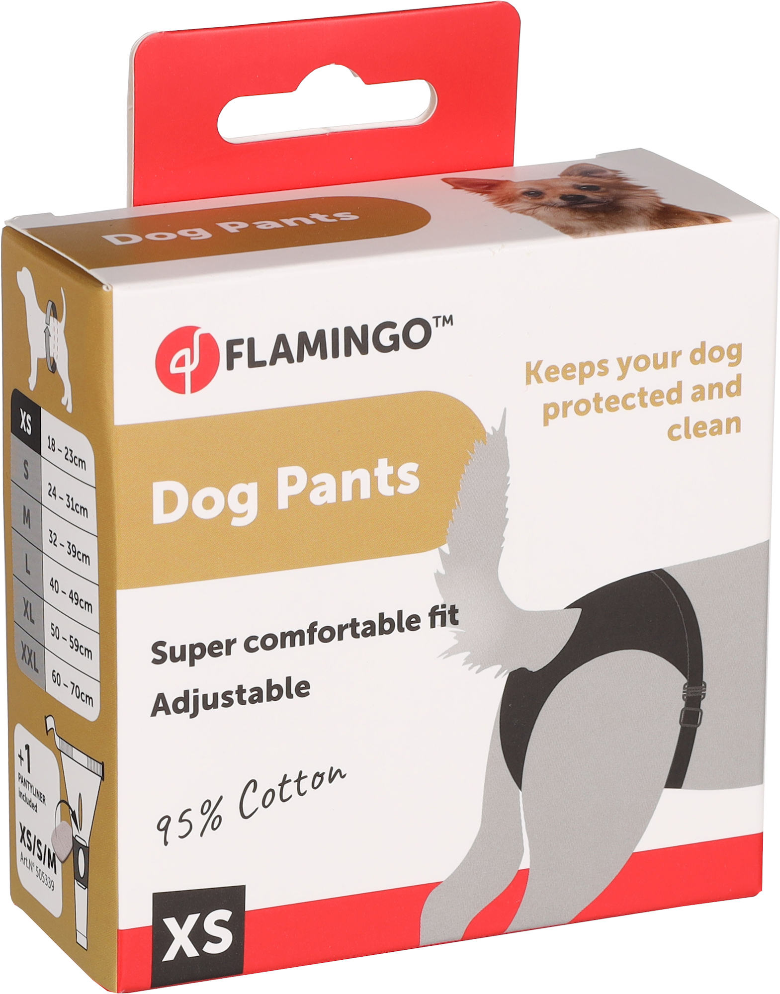 flamingo dog pants