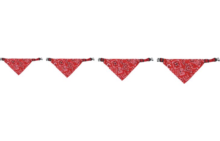 Flamingo Halsband met bandana Pinto Rood