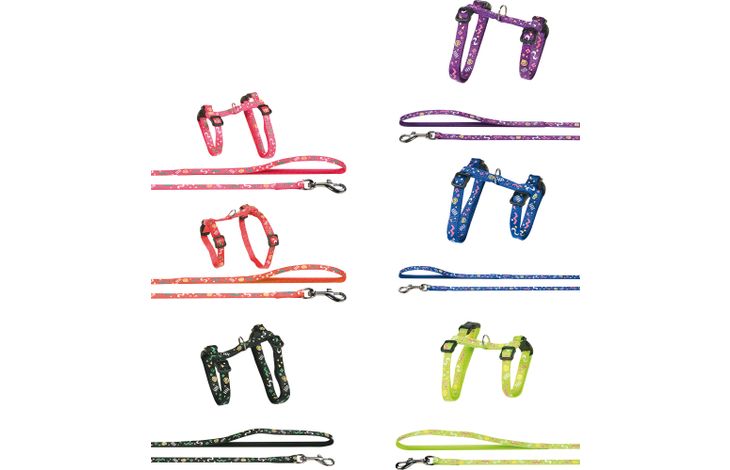 Flamingo Harness with leash Party Multiple colours