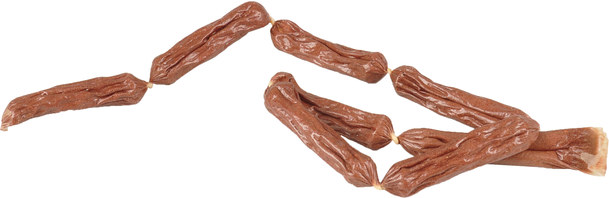 Flamingo Snacks Chain of sausages with beef Brown