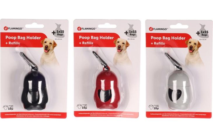 Flamingo Poop bag dispenser Legga Classic multiple colours