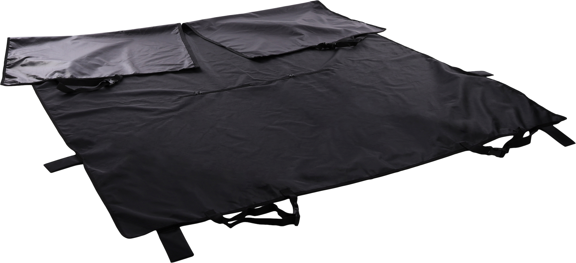 Flamingo Car seat cover Coda Can be split in two (for in the car) with headrest attachment Back seat Black