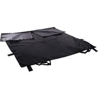 Flamingo Car seat cover Coda Can be split in two (for in the car) with headrest attachment Back seat Black