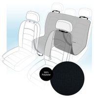 Flamingo Car seat cover Coda Can be split in two (for in the car) with headrest attachment Back seat Black