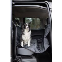 Flamingo Car seat cover Coda Can be split in two (for in the car) with headrest attachment Back seat Black