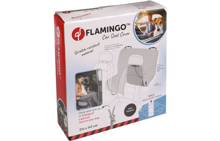 Flamingo Car seat cover Coda Back seat Black