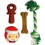 Natale Giocattolo Fitz Osso & Succhiotto & Babbo Natale & Cordone Mix