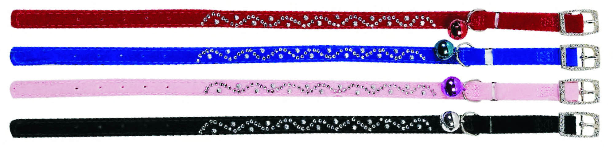 Flamingo Collare Diamond wave Colori multipli