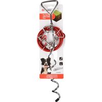 Flamingo Grondpin met aanlegkabel Pilka Zilver